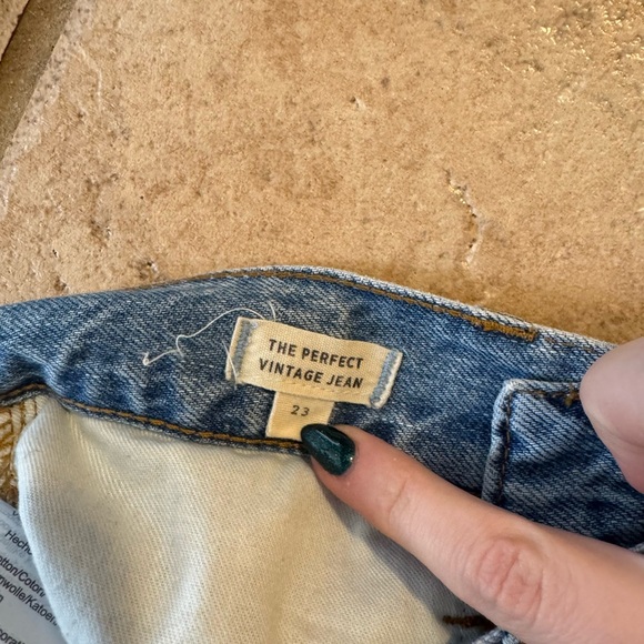 Madewell Jeans Womens Size 23 The Perfect Vintage Jean Denim Straight Leg - Picture 3 of 10
